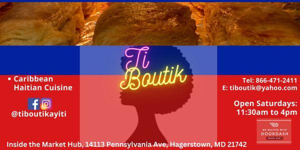 Ti Boutik Caribbean and Haitian Cuisine Banner