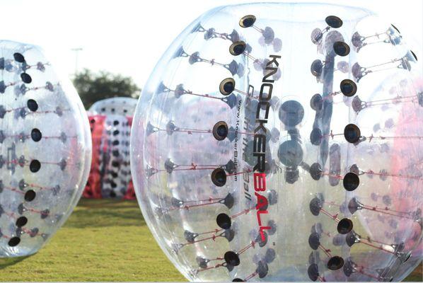 All KNOCKERBALLS® are manufactured from the highest quality TPU. KNOCKERBALLS® are nothing like some inflatable pool toy!