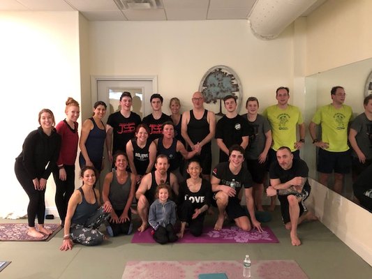 Yoga for Athletes with 2 of the baddest of the bunch , Maria & Dave! Feb 2019