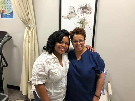 Adrian Hill, RN (Proprietor) and Cheryl Blackwell, RN (her mother and Assistant)