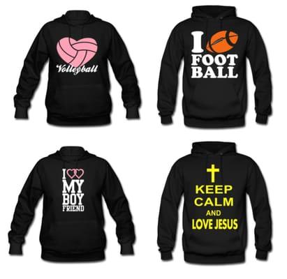 Custom Hoodies any way u want em!