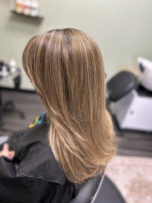 Root touch up & partial foil