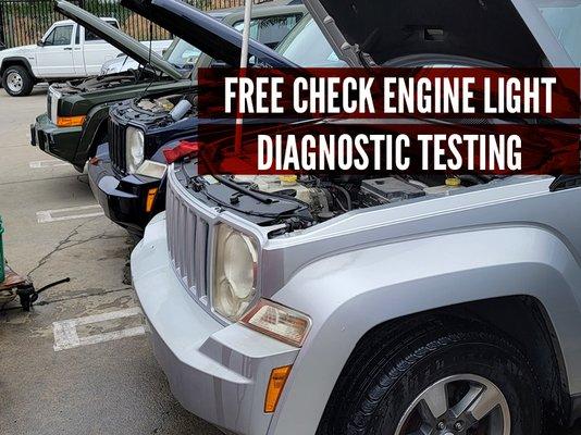 Visit us for a complimentary car diagnosis.