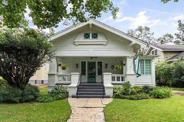 Classic Arts & Crafts circa 1911 bungalow in the Oakleigh Garden District.