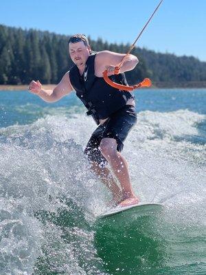 Wake surfs, wake boards, knee boards, water skis, we rent them ALL!