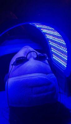 Blue LED Light Therapy