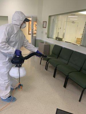 Affordable complete COVID-19 disinfecting services.