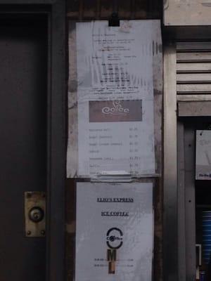 Elio's Express Menu