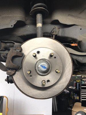 Rear Ceramic Brake Pads & Rotors