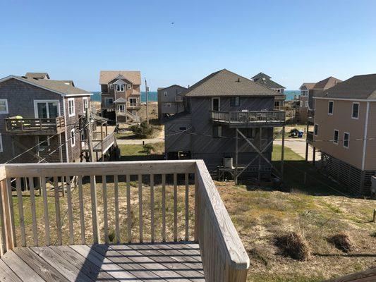 3rd row oceanfront house OBX Fin&Tonic in Frisco, NC.