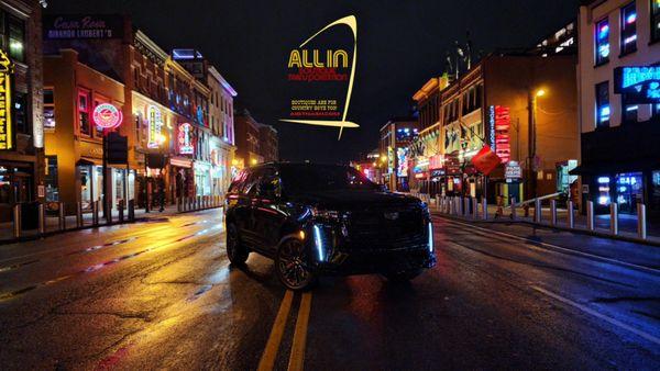 Arrive in style when visiting Broadway Street in Nashville, TN.