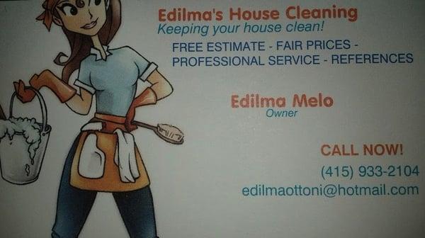 Edilma's House Cleaning