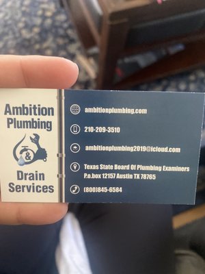 Ambition Plumbing & Drain Services