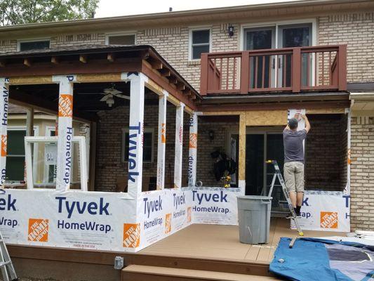 Sunroom mid project.