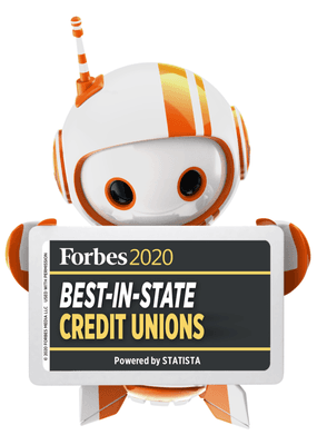 We're honored to be on the Forbes "Best-In-State Credit Unions" list for the third year in a row!