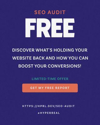 Free SEO Audit Limited Time Offer! 
https://hprl.dev/seo-audit