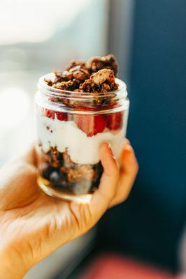 Keto, zero added sugar parfaits!