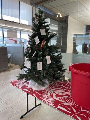 Angel Tree for Christmas 2021