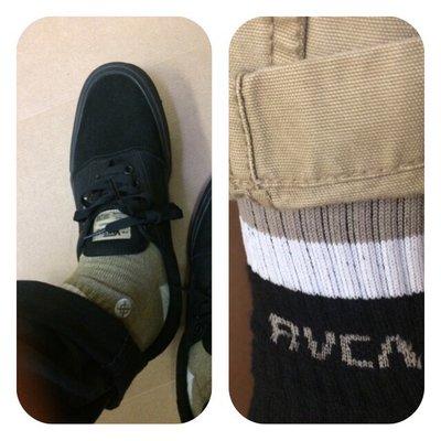 RVCA socks are dope!!, comfortable and warm.