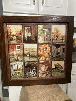 Vintage wall decor by B Mitchell