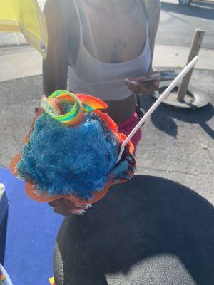 Get crazy with your shaved ice creations at Frozen Paradise!