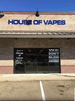 Our store front at House of Vapes