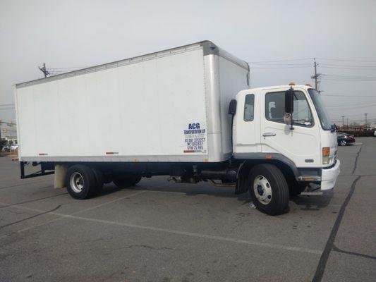 Largest truck available is 26 feet. 20 foot and 16 foot trucks also available.