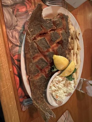 Whole flounder