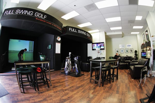 A perfect indoor golfing location right in the heart of  downtown Salt Lake City, UT.  We have 2 Full Swing Golf Simulators.