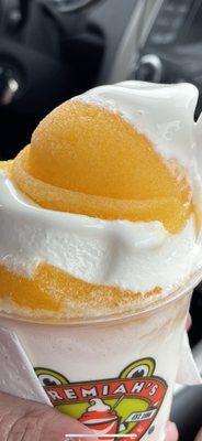 Mango gelati.