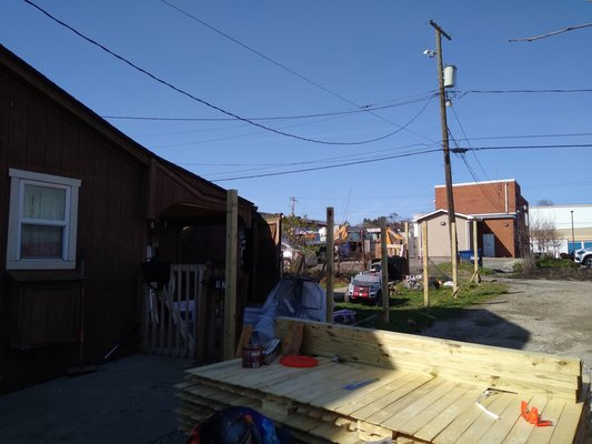 Privacy fence - Post installation