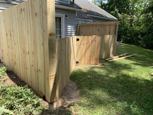 Custom fence we did for a customer.