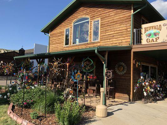 Summer Kinetic Garden Stakes at The Buffalo Gap Gift Shop.