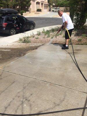 More driveway cleaning