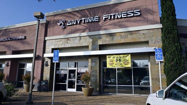 We are located in suite 114, inside of the Anytime Fitness Gym