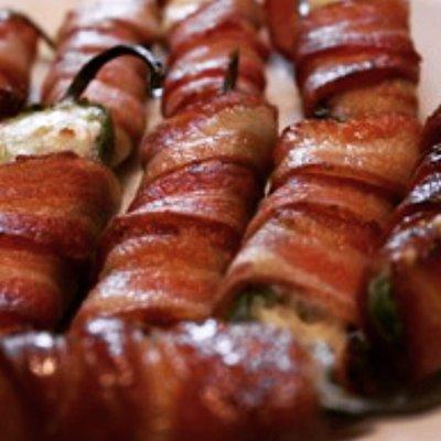 Ask about our bacon wrapped jalapeños