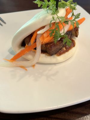 Pork belly bao.