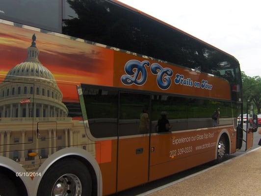 This is the bus I was on for the Essential DC bus tour.