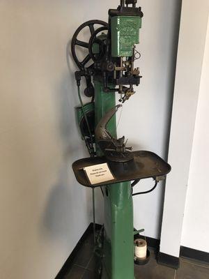 Old machine on display