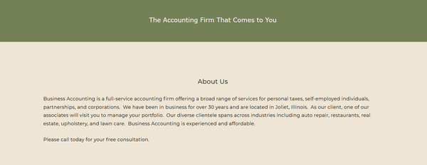 Business Accounting About Us