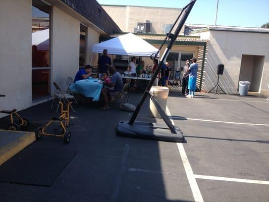 Tacos - asada - pollo- veggies - rice - beans & watermelon - BBQ - members appreciation day