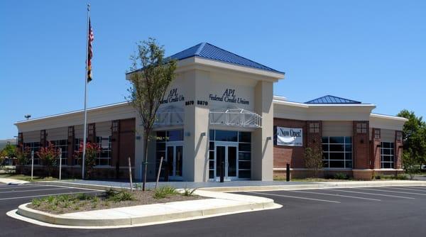 APL FCU's Columbia Branch, located at 8870 McGaw Road (near Wegman's and Apple Ford).