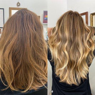 High Contrast Blonding