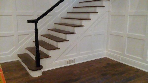 Entry Hall & Stairway Trim Detail