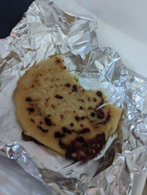 Jalapeno cheese pupusa