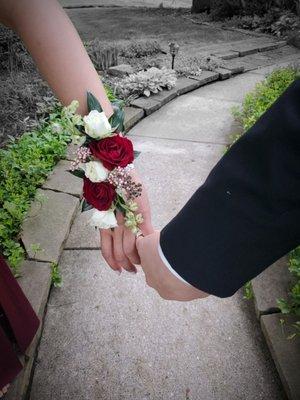 Prom corsage... Perfectly made to my request.