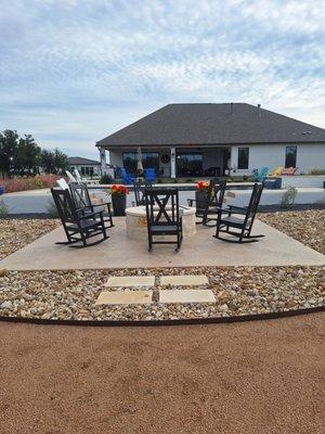 Backyard Sitting Area