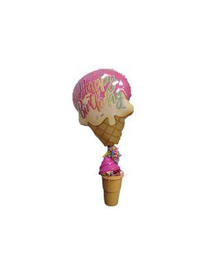 Ice Cream Balloon and Tumbler Grab-N-Go Gift