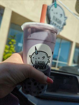 Taro with boba