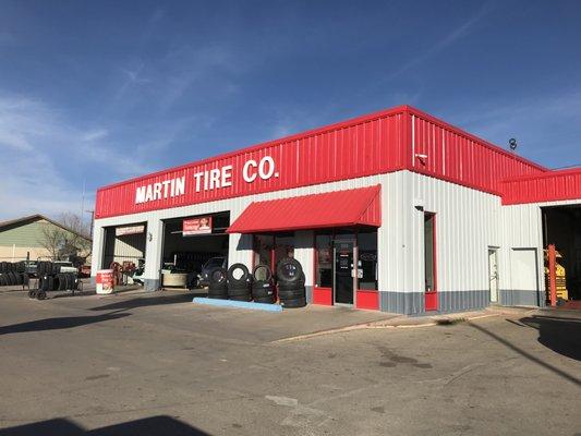 Exterior of Martin Tire Company 500 N White Sands, Alamogordo NM